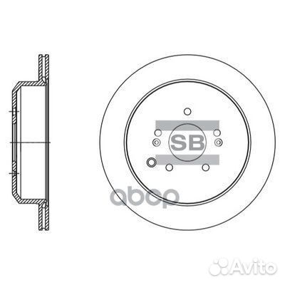 SD1133 диск тормозной заднийHyundai ix55 3.0D