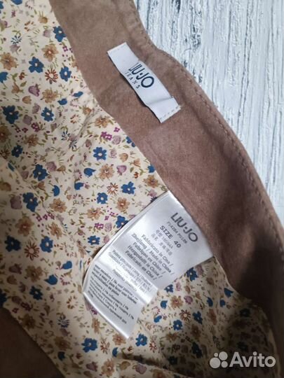 Liu jo шорты замшевые