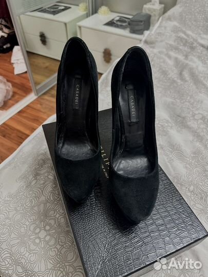 Туфли замша 36