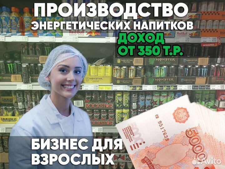 Производство энергетиков готовый бизнес