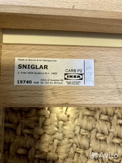 Детская кровать IKEA sniglar