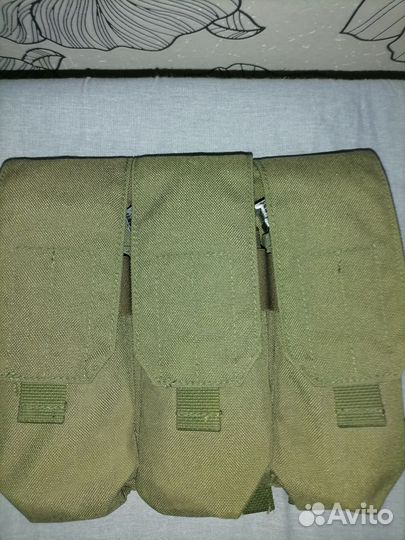 Тройной подсумок автоматный ARS arma олива