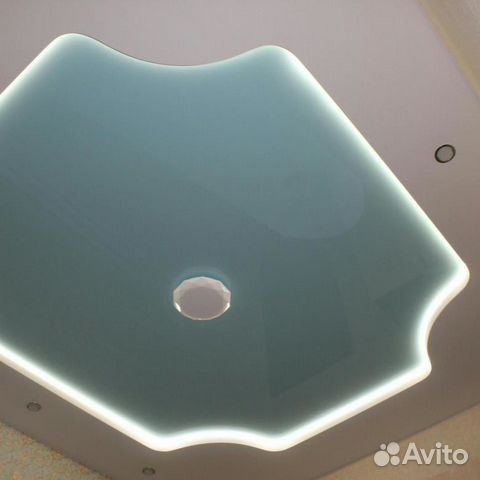 Натяжные потолки двухуровневые