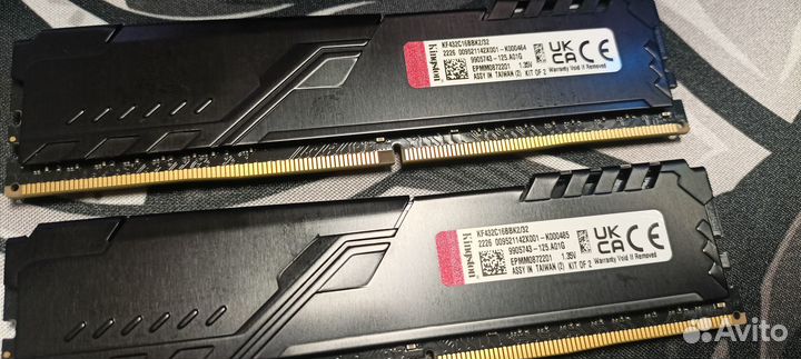 Оперативная память ddr4 Kingston fury Beast Black