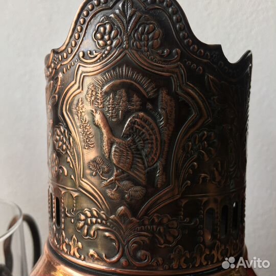 Подстаканник медный Кольчугино