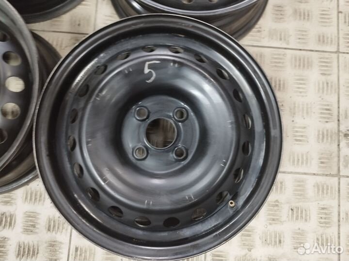 Штампованные диски r15 4x100 Hyundai Kia №5