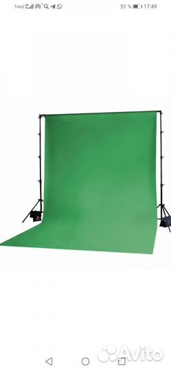 Хромакей со стойками. Новый