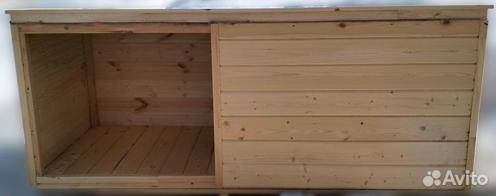 Будка утеплённая с тамбуром