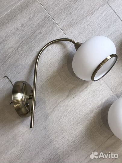 Комплект люстра и бра бу
