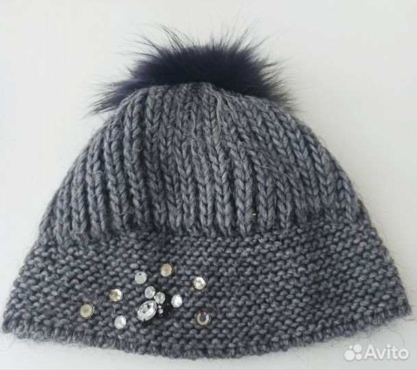 Шапка женская вязаная