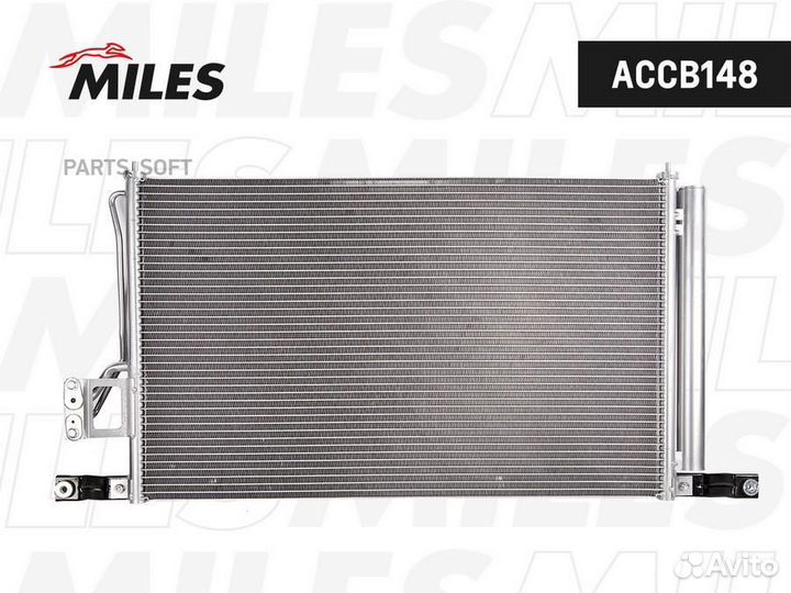 Конденсер hyundai santa FE 2.0/2.7/2.2D 06- accb148