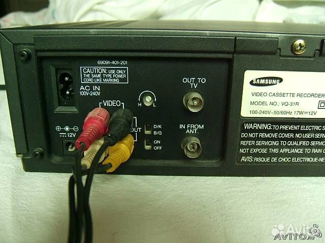 Видеоплэйер Samsung + AC/DC 12V 1А блок питания
