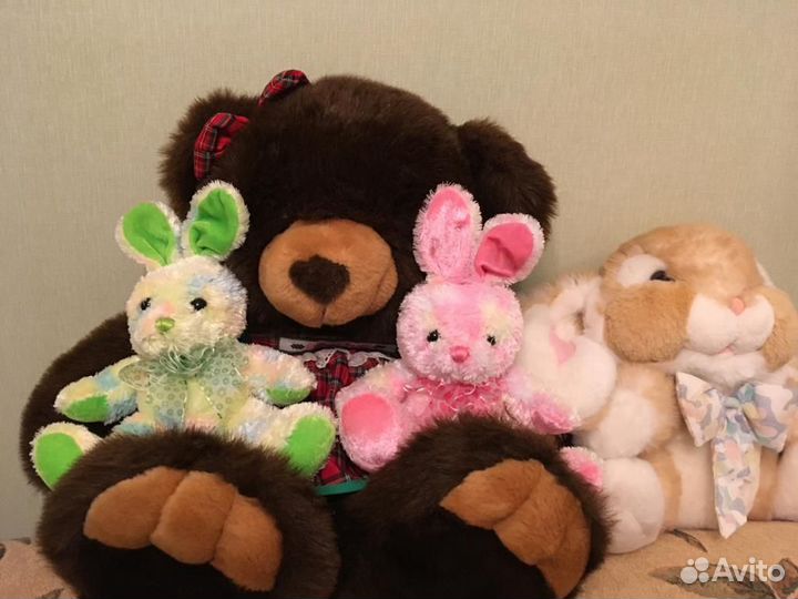 Мягкая игрушка Мишка Мышка Зайка Львёнок