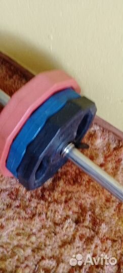 Штанга гриф блины бу