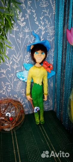 Эльф кукла из глины