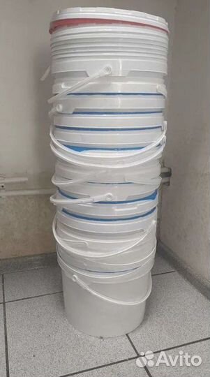 Ведро пластиковое с крышкой 10л