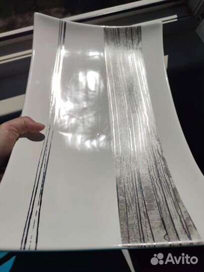 Блюдо Шяуляй (Литва) ручная роспись СССР для суши