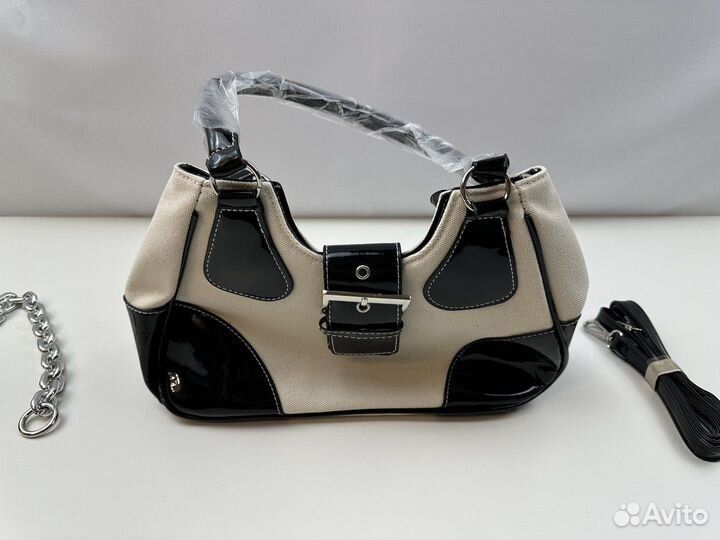 Сумка на плечо багет