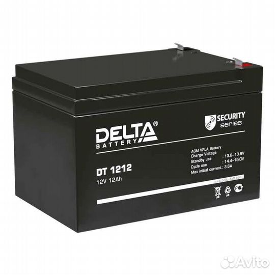 Батарея (аккумулятор)ибп Delta DT 1212 12V / 12Ah
