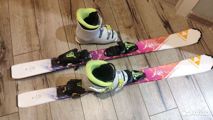 Горные лыжи 110 + ботинки 20-20,5