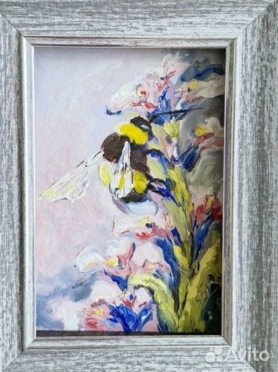 Картина маслом пейзаж Этюд