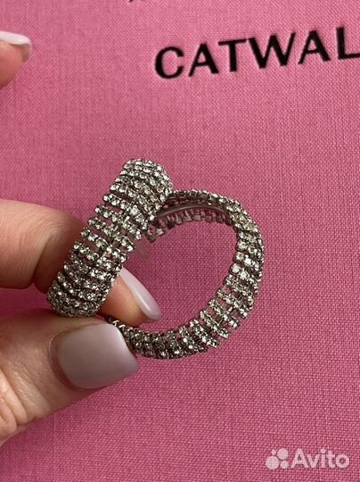 Серьги кольца крупные