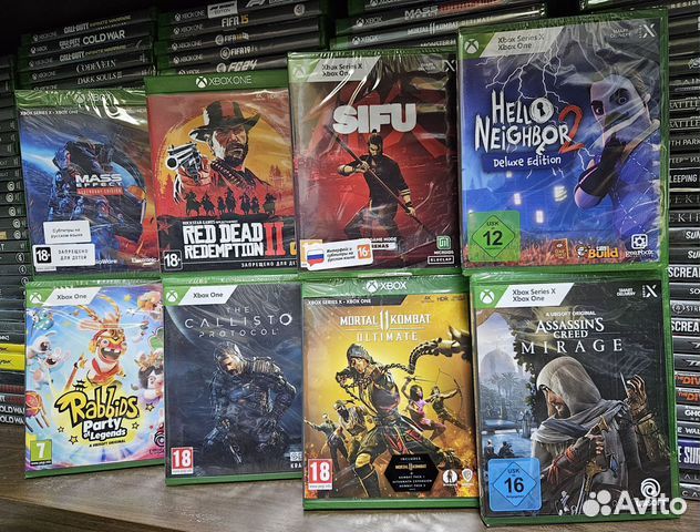 Игры Xbox One большая коллекция дисков