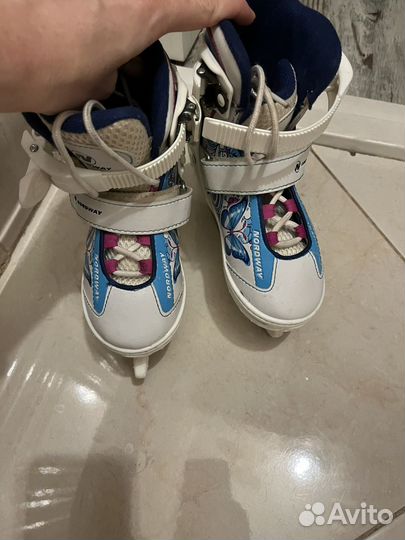 Коньки для девочки раздвижные