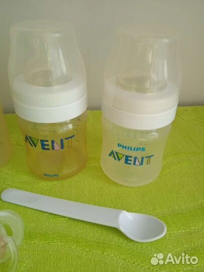 Бутылочки avent+ соски