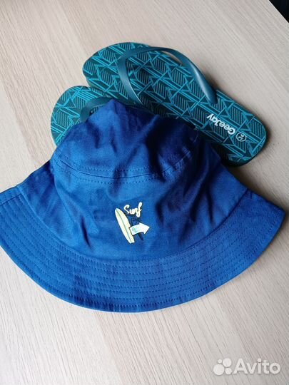 Набор пляжный Панама+шлепки