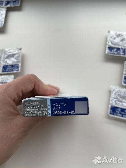 Линзы acuvue oasys