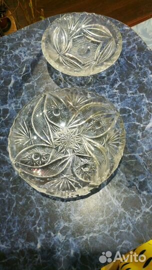 Хрустальные блюдца