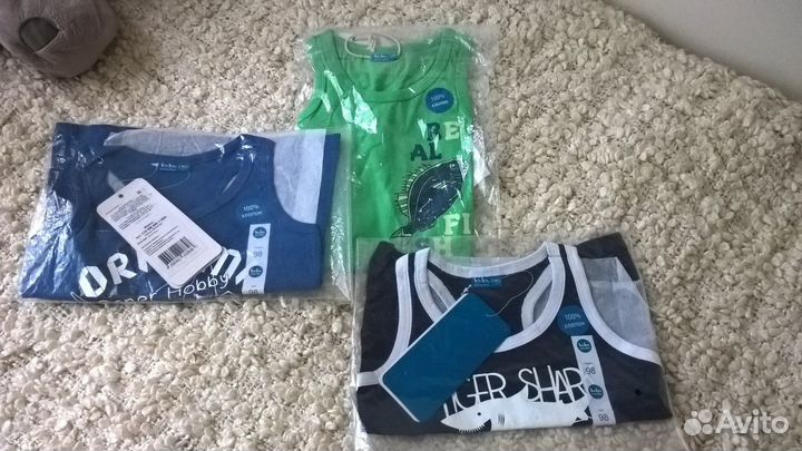 Майки Button blue. 92 рост. Новые