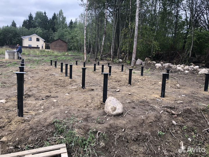 Винтовые сваи под ключ