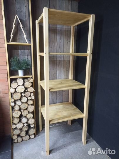 Стеллаж деревянный
