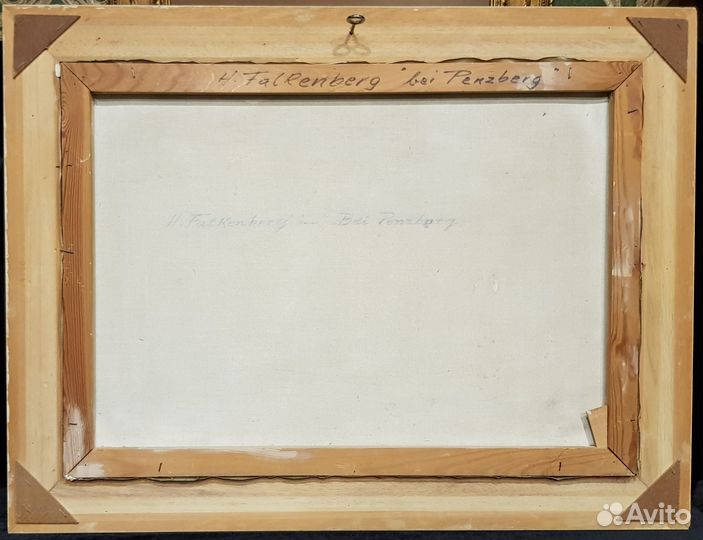 Картина маслом в рамке на холсте, Фалькенберг