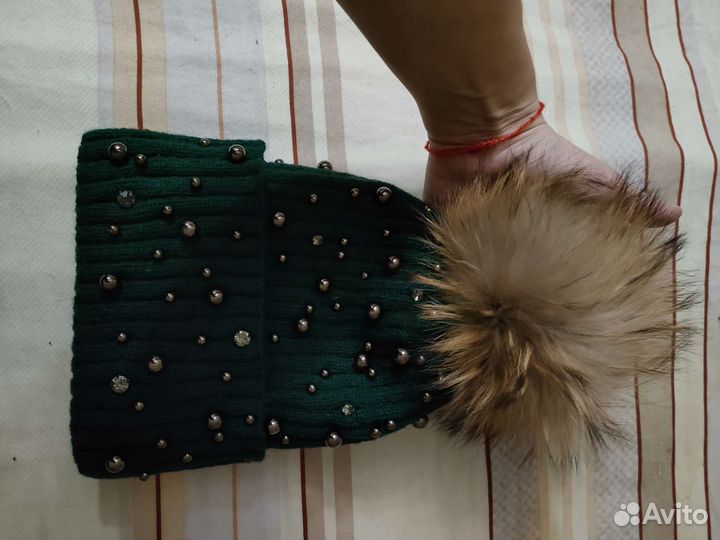 Шапка и снуд.Комплект зимний