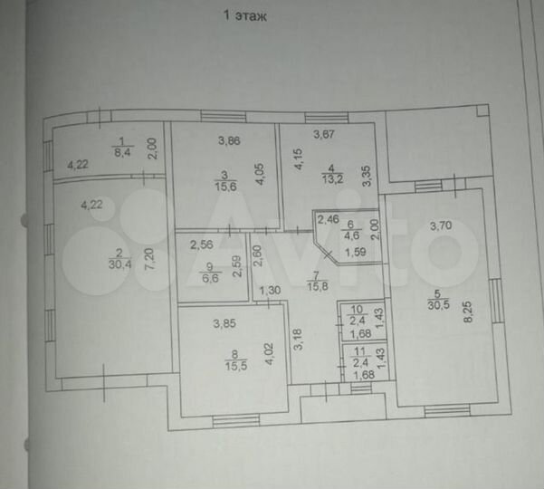 Дом 150 м² на участке 7,6 сот.