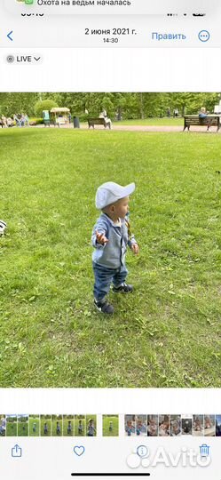 Бейсболка детская hm 6-12 месяцев