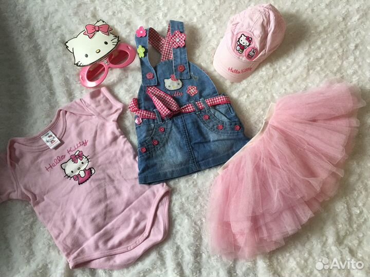 Одежда на девочку 6-12 мес