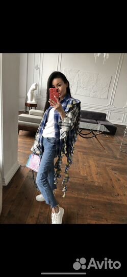 Рубашка в стиле апсайкл