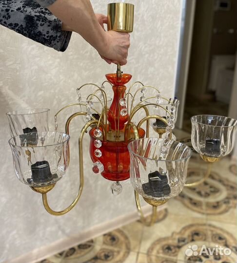 Хрустальная люстра СССР