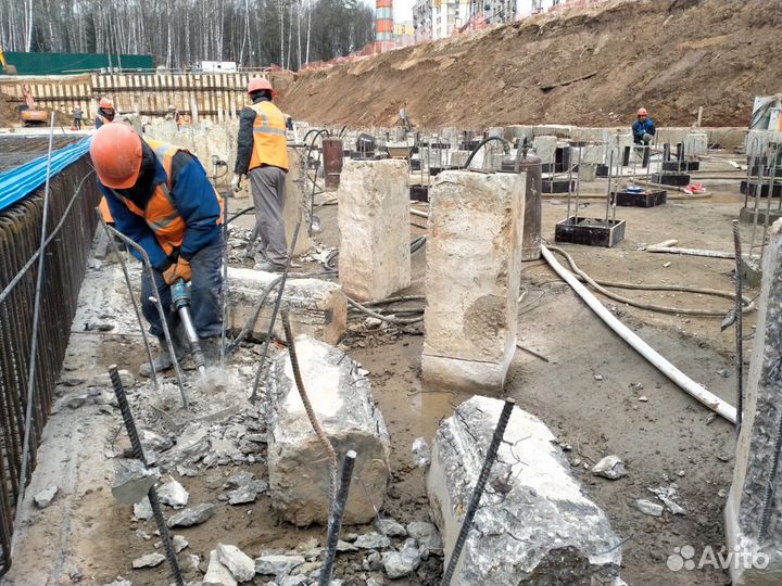 Аренда компрессора с отбойными молотками