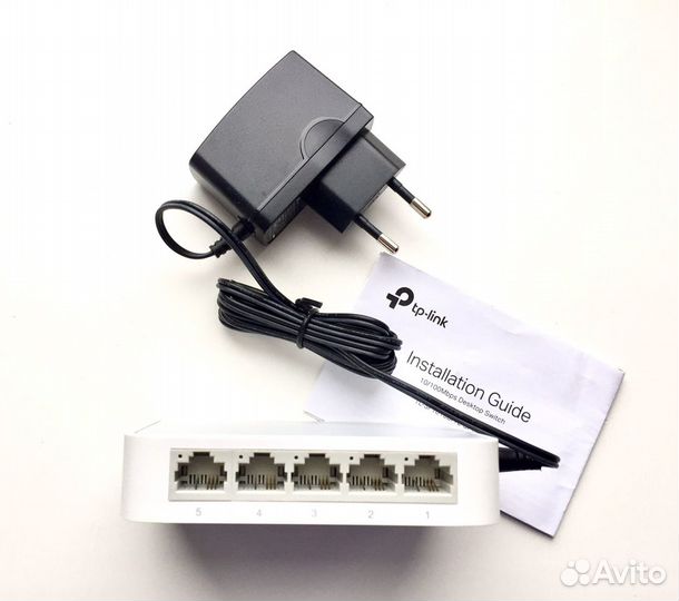 Коммутатор (разветвитель) TP-Link, 5 портов