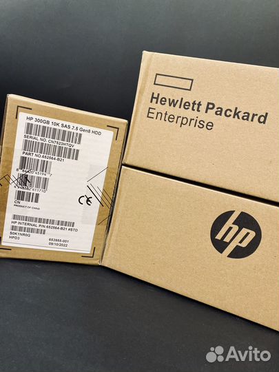 Новые жесткие диски HP 300 Gb 10K Gen8 652564-B21