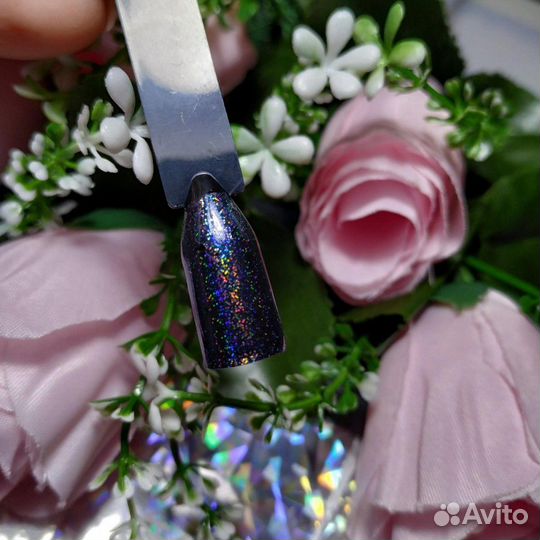 Фольга голографическая цветная