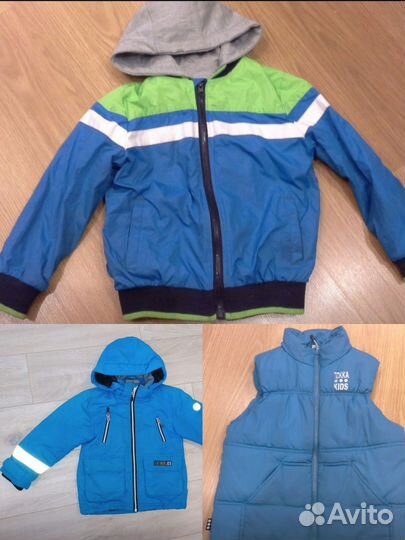 Куртки жилеты ветровки весна лето 116р