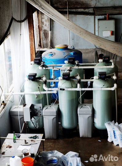 Система очистки воды из скважины и колодца