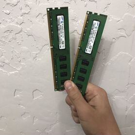 Оперативная память ddr3, 2 плашки по 4гб