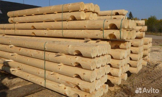 Оцилиндрованное бревно